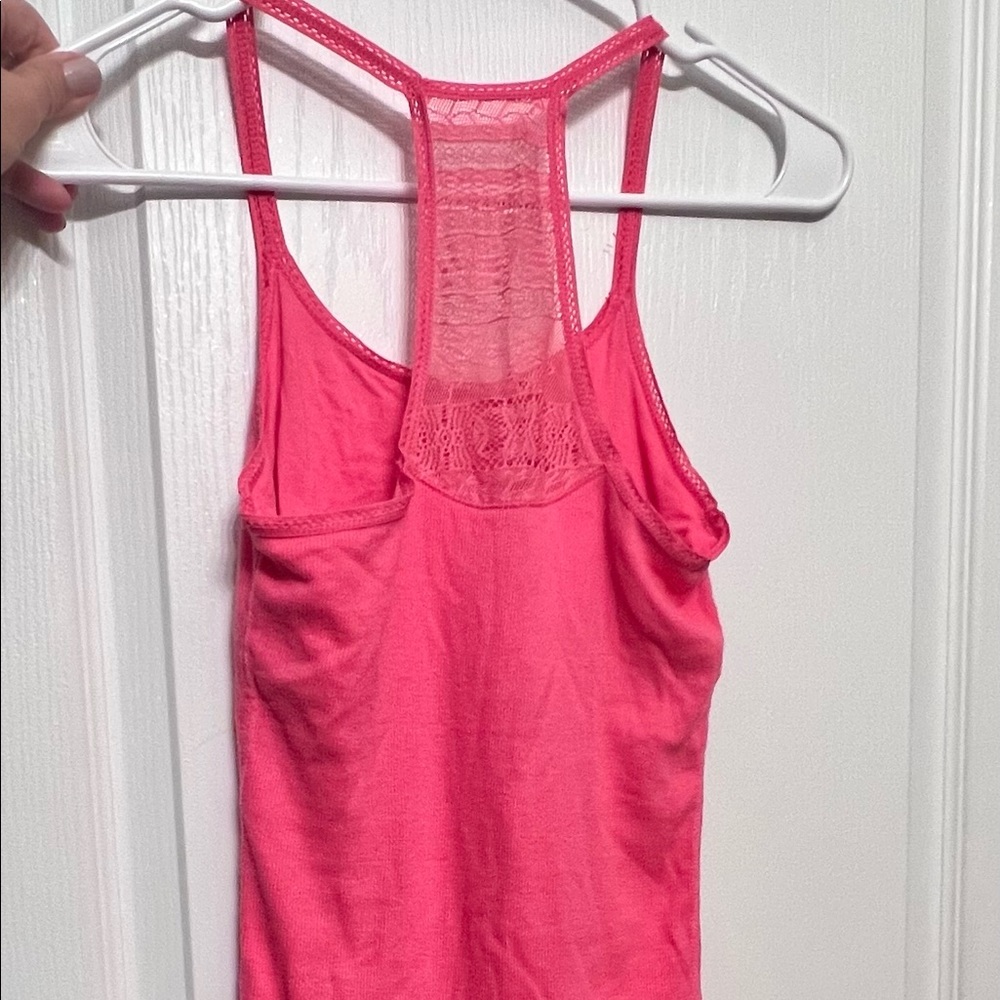 Ribbed tank top lined